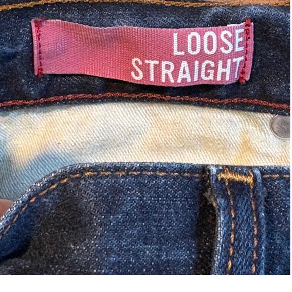 Arizona Jeans Co‎ Mens Loose Straight Fit Dark Wash Denim Jeans Size 40x30 - Picture 7 of 9